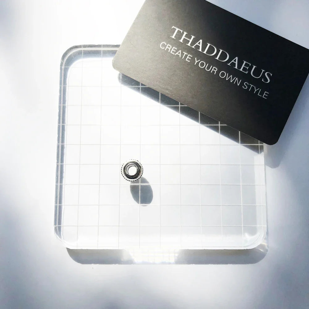 Perline Fast Lane in argento sterling 925 con ciondolo Karma, accessori per gioielli europei