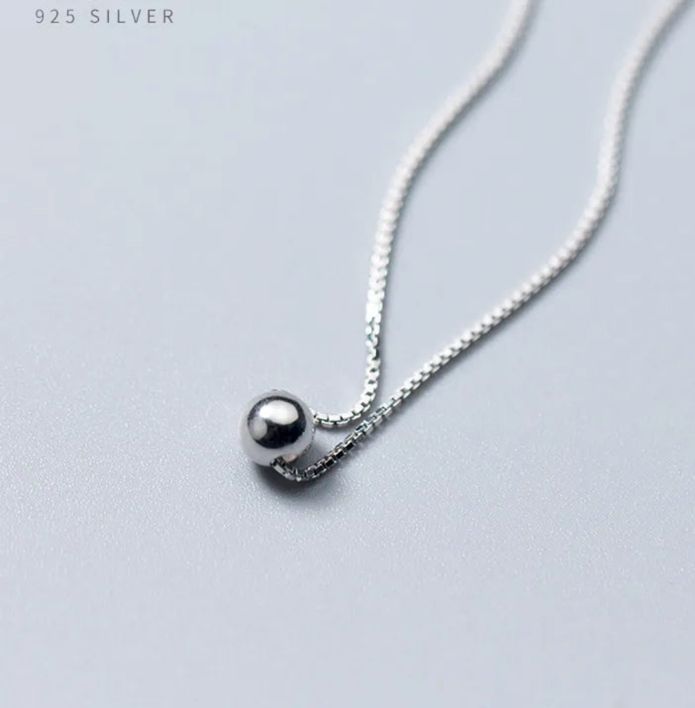 Halskette Anhänger 925 Sterling Silber Rund Schmuck Für Frauen & Mädchen Party Geschenk