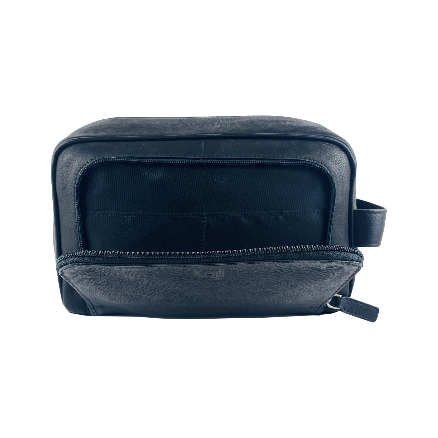 K0025AB | Beauty Case con maniglia laterale in Vera Pelle piena fiore