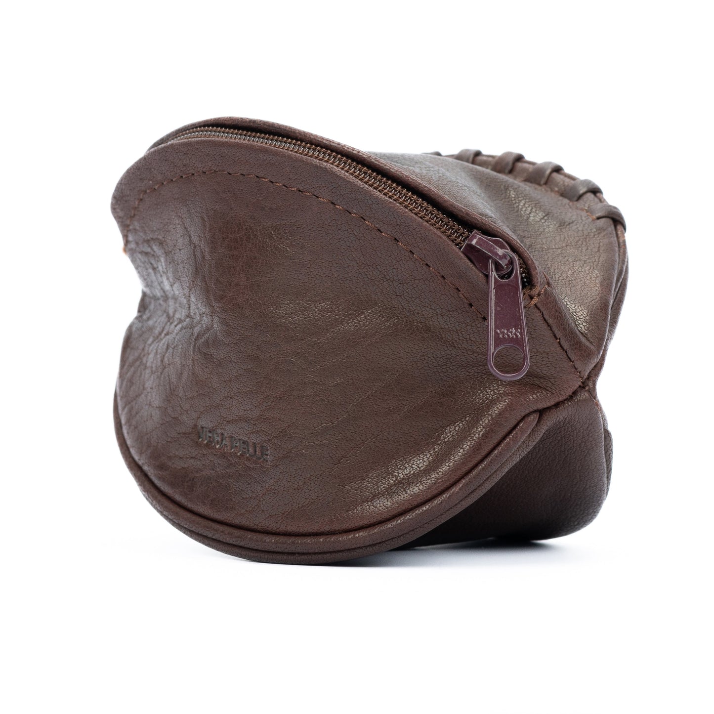 K10655BB | Mini-Clutch/Schlüsselring aus echtem Vollnarbenleder,