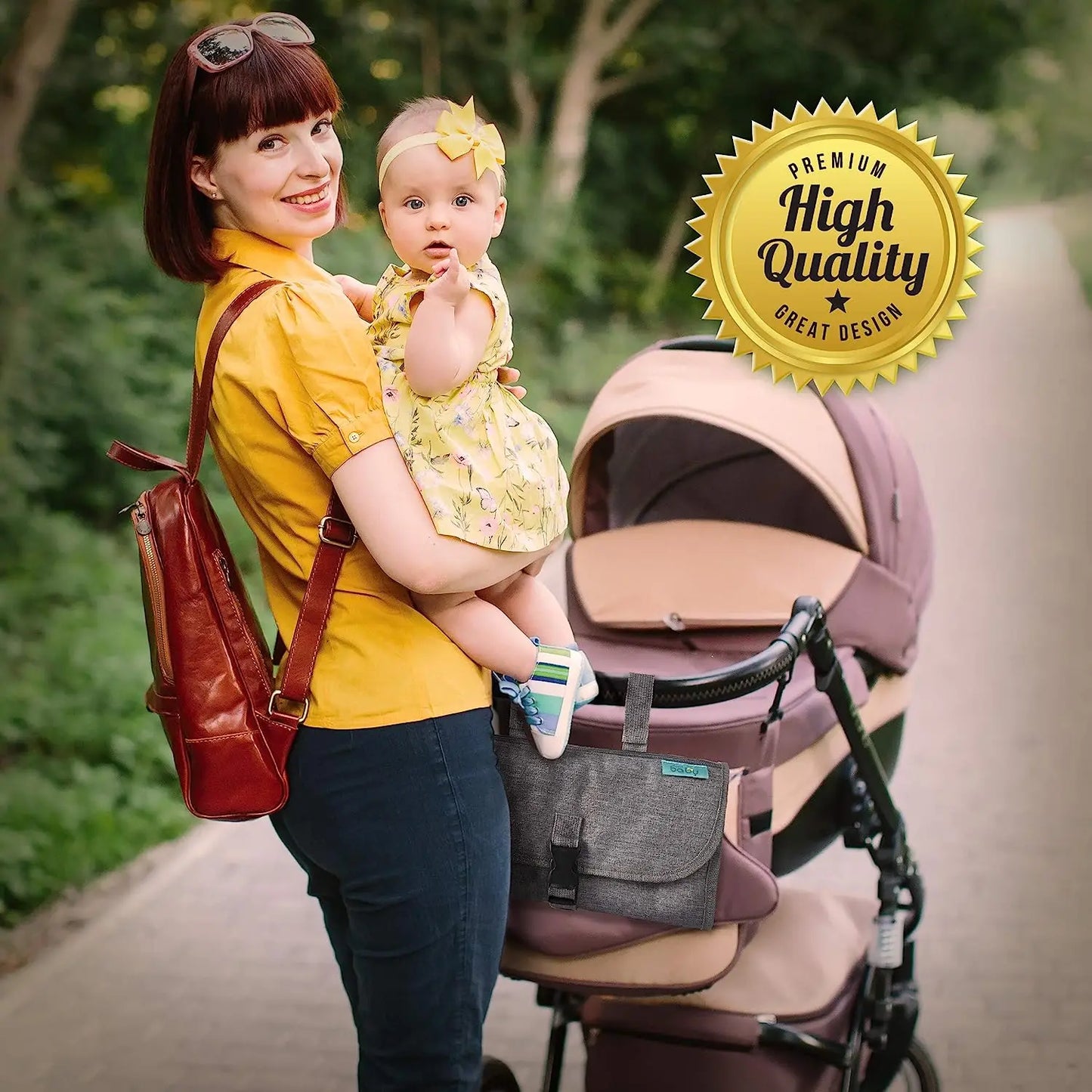Tragbare Wickelunterlage für Babys