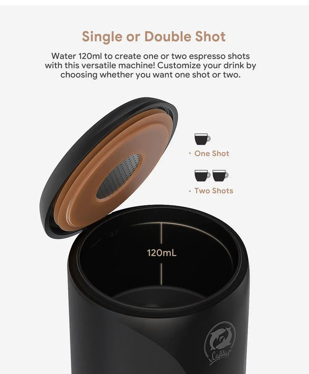 Macchina da caffè portatile ICAFILAS, DC12V
