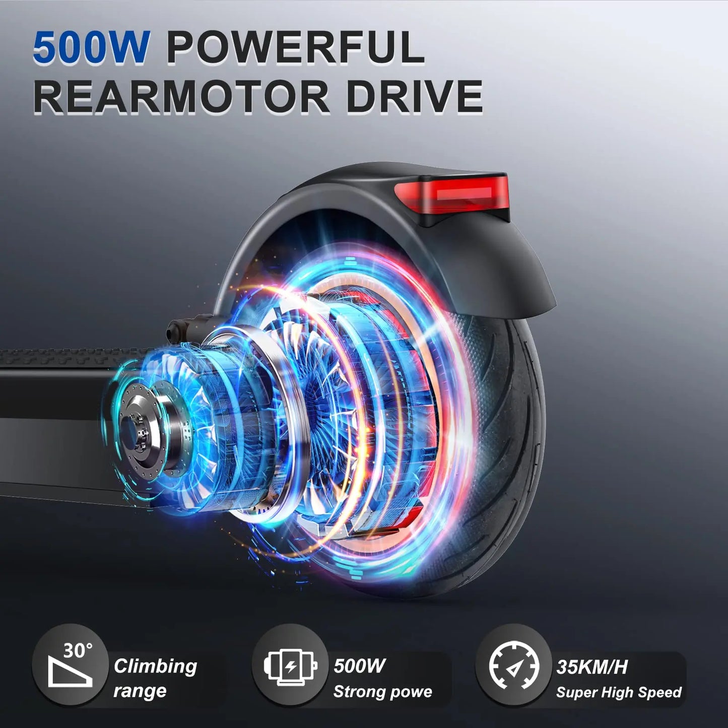 Monopattino elettrico ESMAX 1000W, autonomia massima 45 km, APP intelligente, batteria 14,5 AH, ruote da 10 pollici