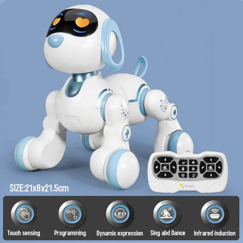 Electronic Robot Dog Stunt with Voice Command & Touch-sense