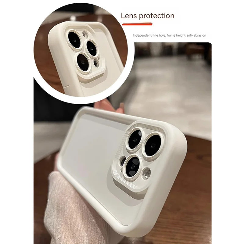 Custodia per telefono carina per iPhone 15 14 13 12 11 Pro Max, morbida custodia in silicone per iPhone X 14 15 Plus, protezione per la fotocamera