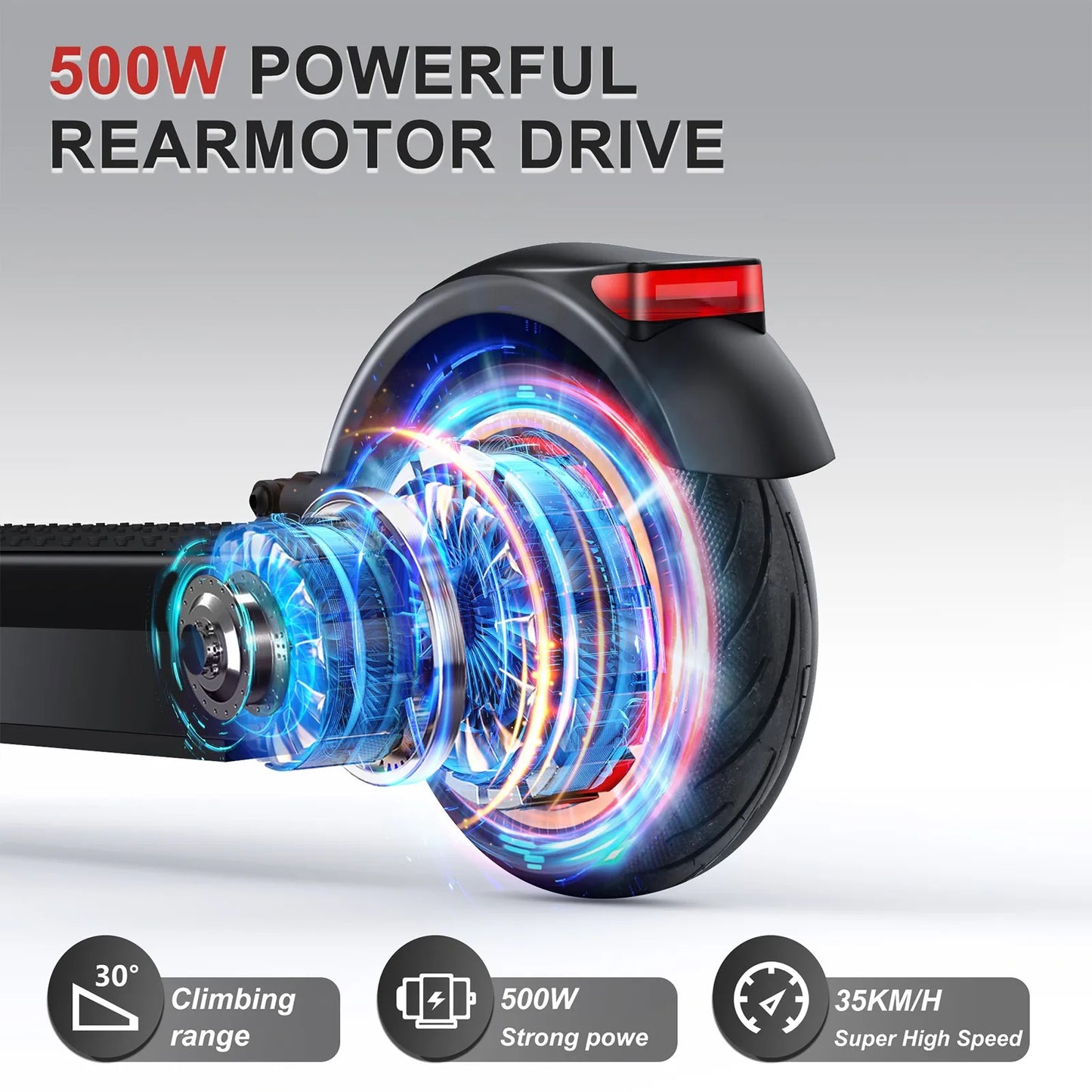 Elektroroller ESMAX 1000 W, 42 V – 14,5 Ah Akku, 10 Zoll Räder, Stoßdämpfung und 35 km/h Geschwindigkeit
