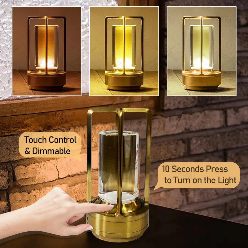 LED-Tischlampe mit kabelloser Touch-Funktion