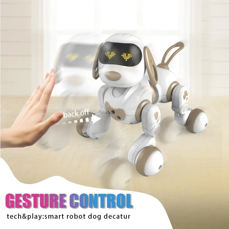 Electronic Robot Dog Stunt with Voice Command & Touch-sense