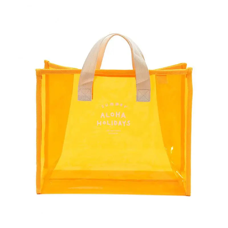 Borsa estiva alla moda in PVC trasparente