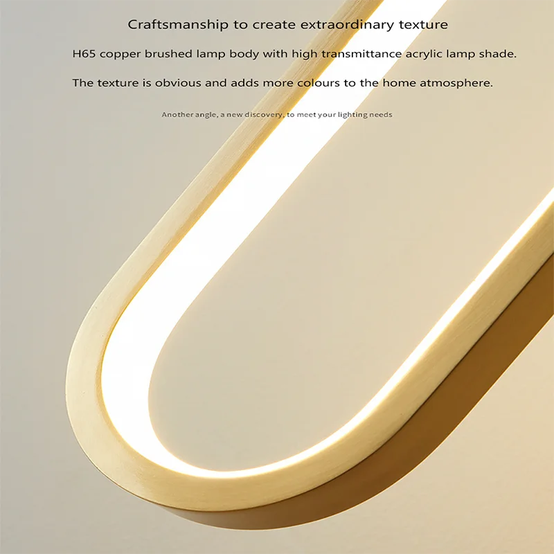 Lampadario a sospensione a LED moderno e minimalista