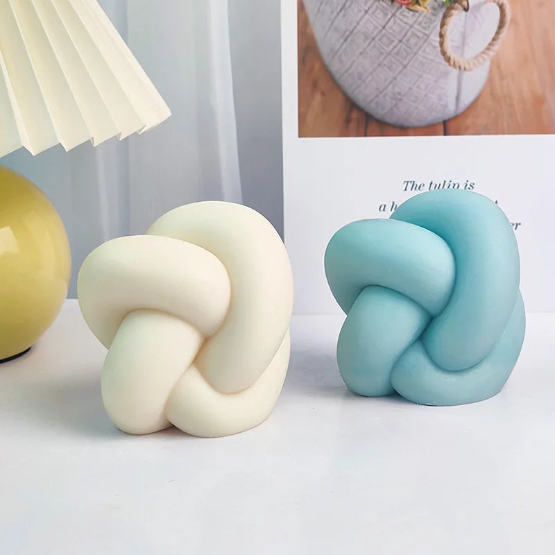 Krawatte Seil Ball Twisted Strickknoten Kerzen