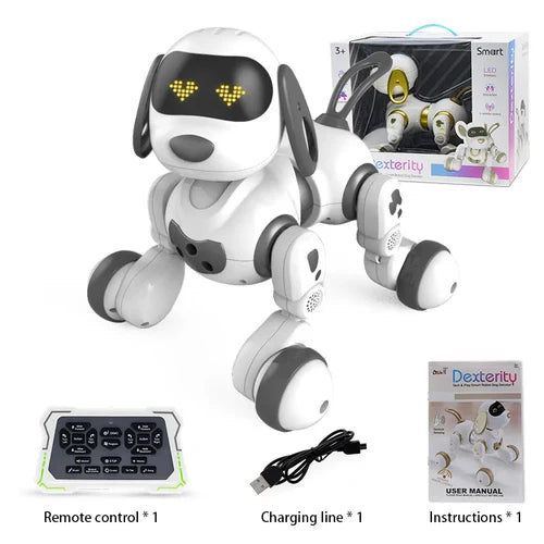 Electronic Robot Dog Stunt with Voice Command & Touch-sense