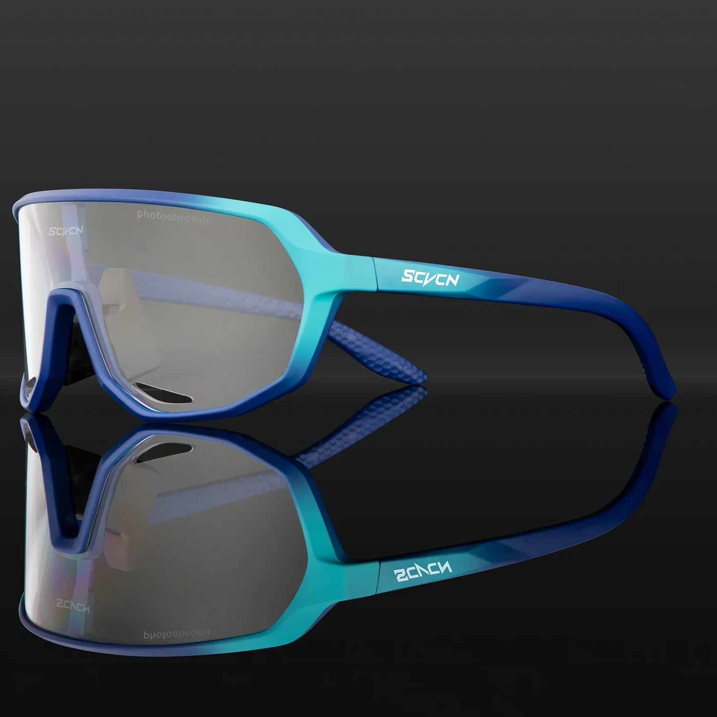 Fahrradbrille, photochrome Sonnenbrille für Herren, Sonne, Mountainbike, Rennrad, Fahrradbrille, Sportbrille, UV400, polarisiert, MTB