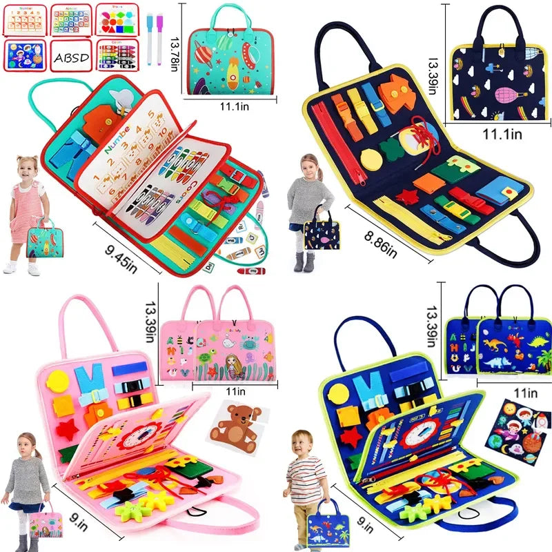 Tavola Montessori per bambini piccoli sensoriale - Apprendimento educativo prescolare