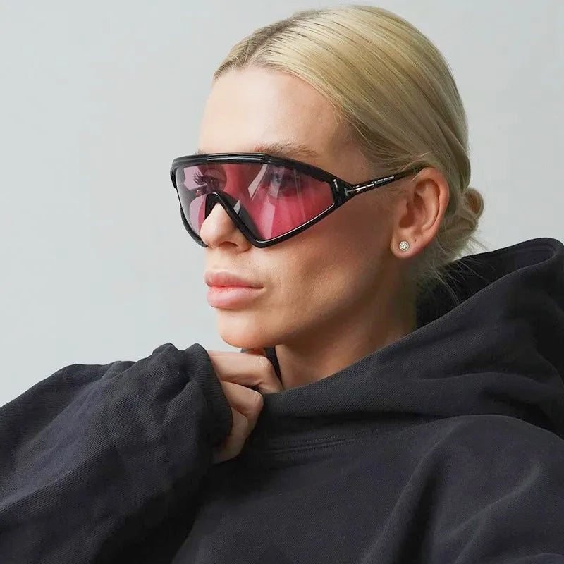 Retro Sonnenbrille TOM FORD Design Unregelmäßiger Rahmen UV400