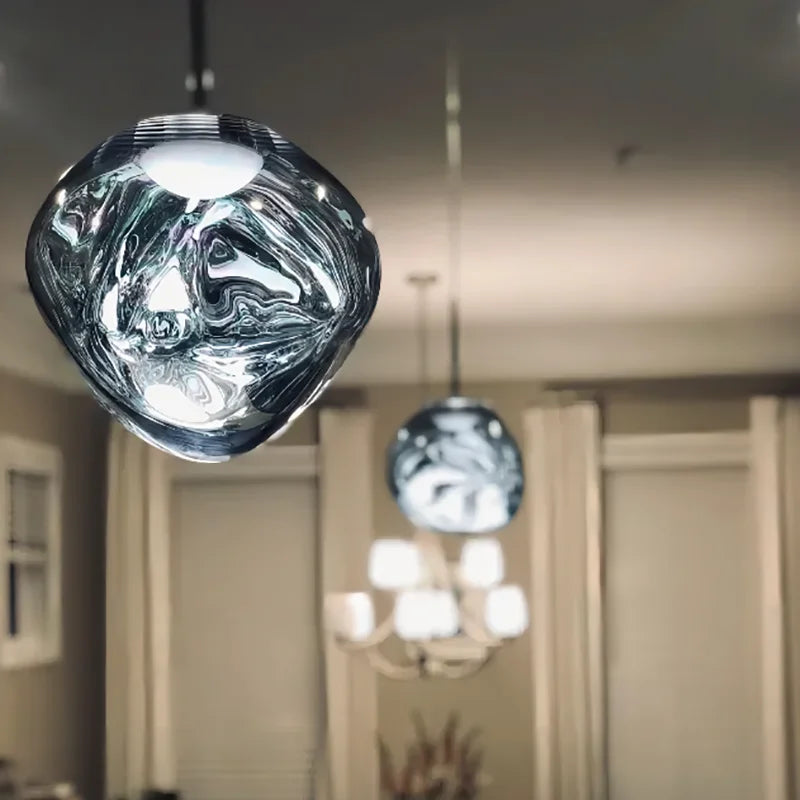 Nordische LED Lavalampe Pendelleuchten