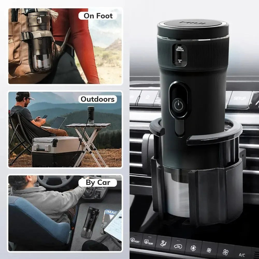 Macchina per caffè portatile MIUI Piccola macchina per caffè espresso DC12V