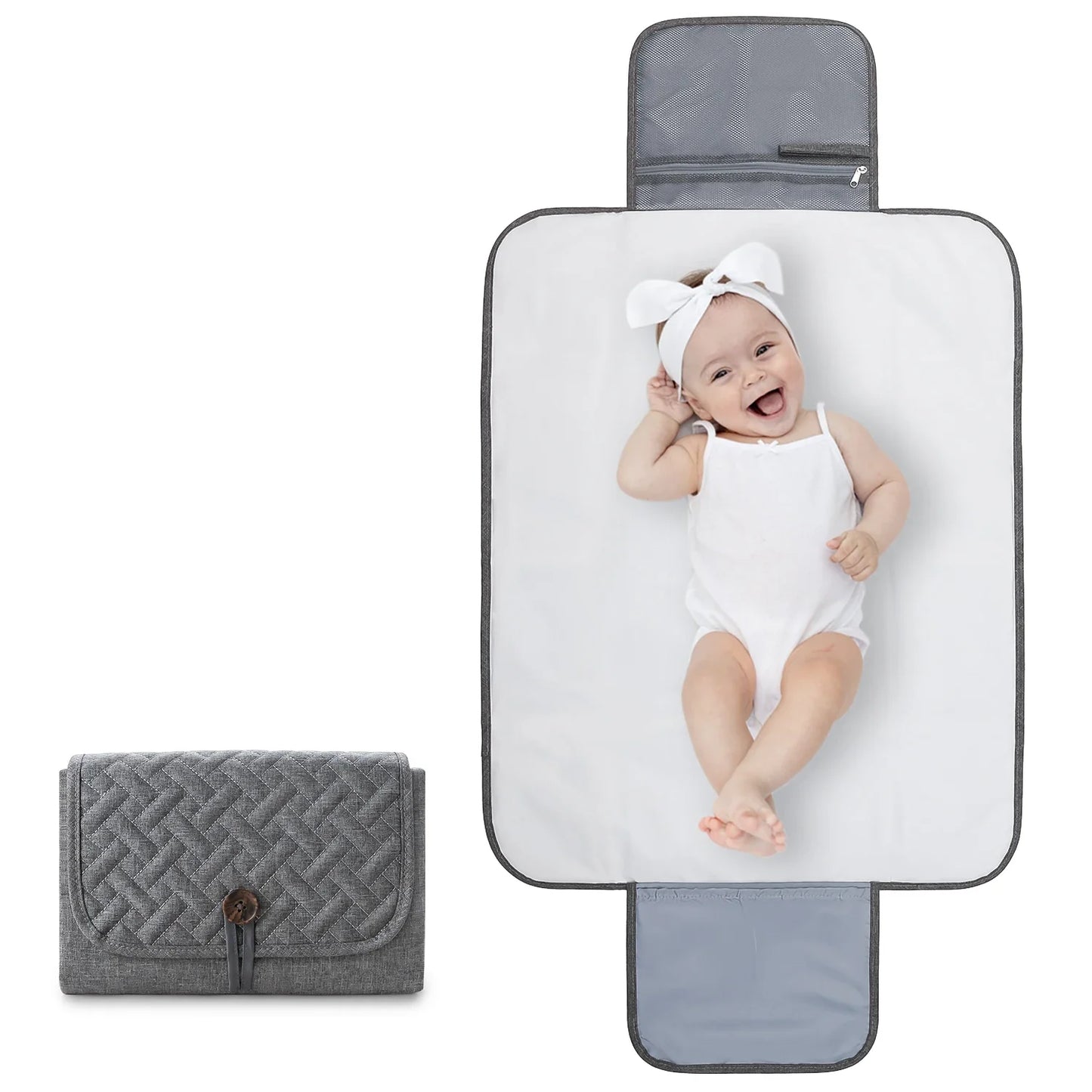 Tragbare Multifunktions-Wickelunterlage für Babys