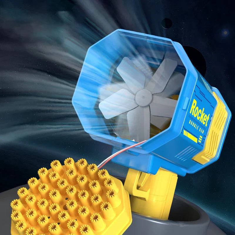 Macchina automatica per bolle di sapone con 40 fori per bambini