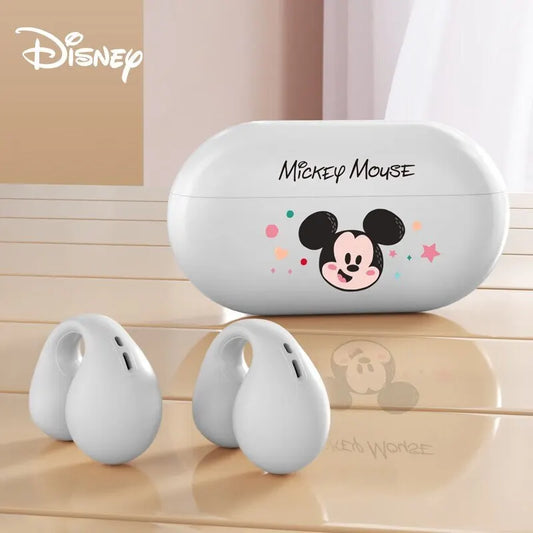 Auricolari Disney D5 Bluetooth 5.3 con clip auricolare, nuovo modello 2024