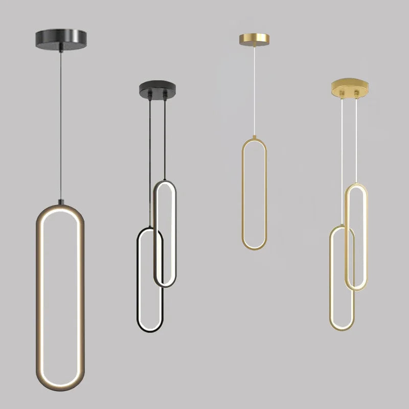 Lampadario a sospensione a LED moderno e minimalista