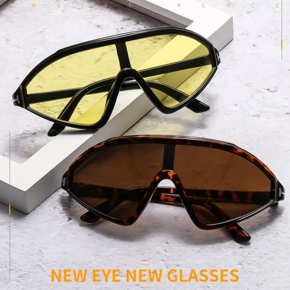 Retro Sonnenbrille TOM FORD Design Unregelmäßiger Rahmen UV400