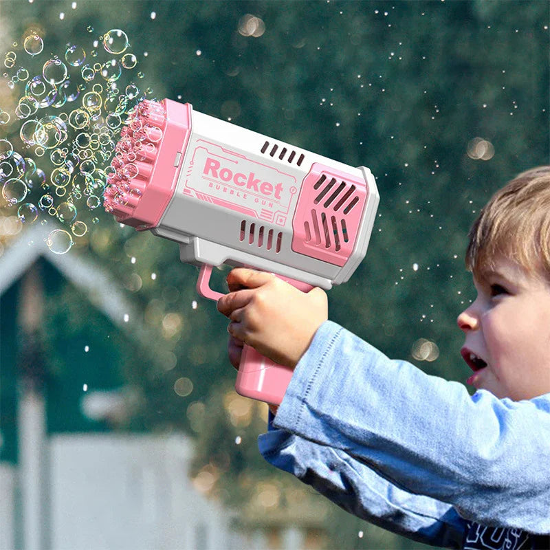 Macchina automatica per bolle di sapone con 40 fori per bambini