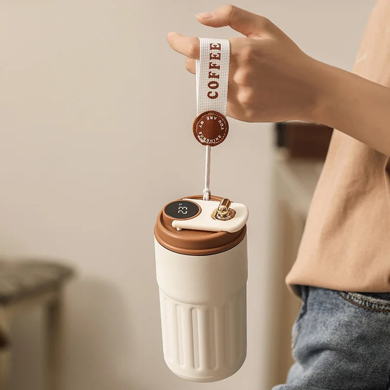 Thermos da 450 ml con display intelligente in acciaio inossidabile