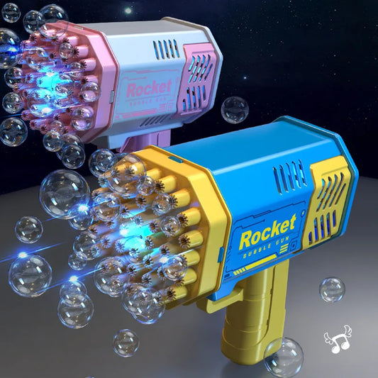 Macchina automatica per bolle di sapone con 40 fori per bambini