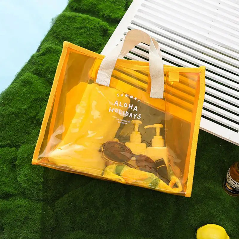Borsa estiva alla moda in PVC trasparente