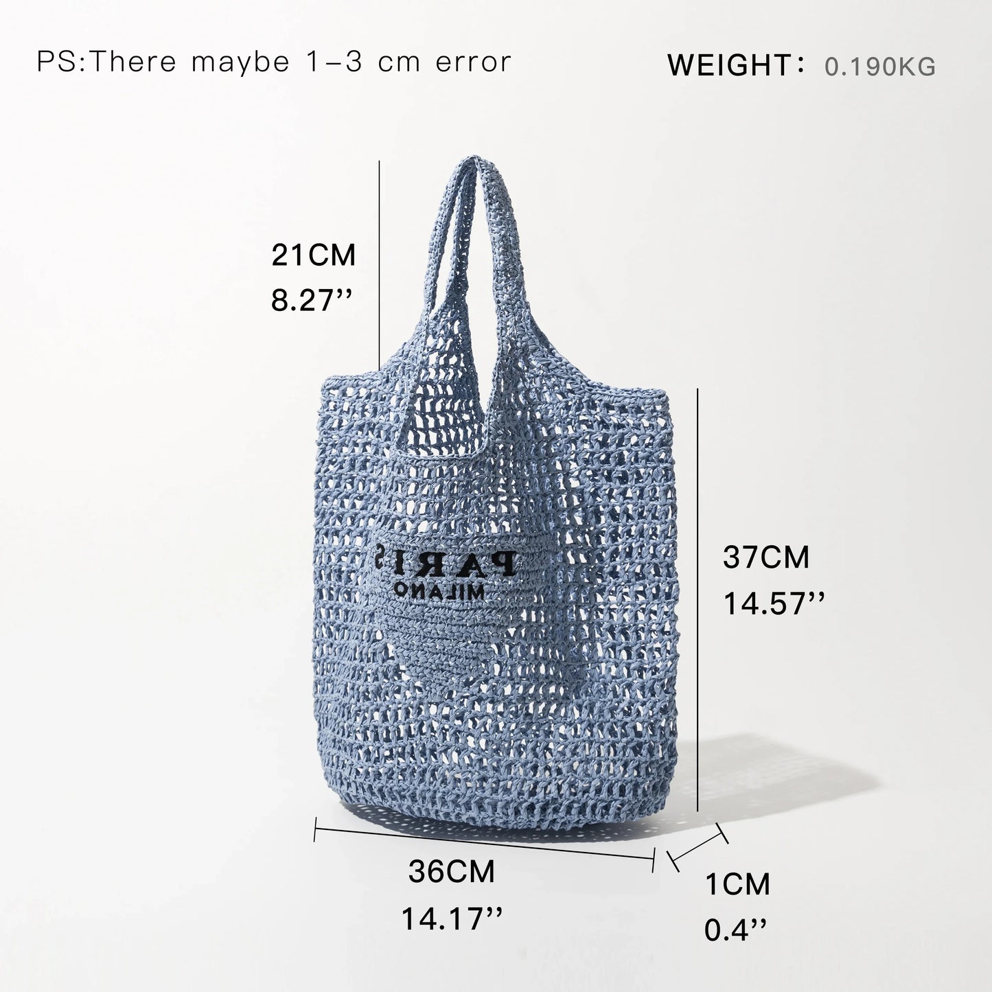 Borsa estiva in paglia di design di lusso