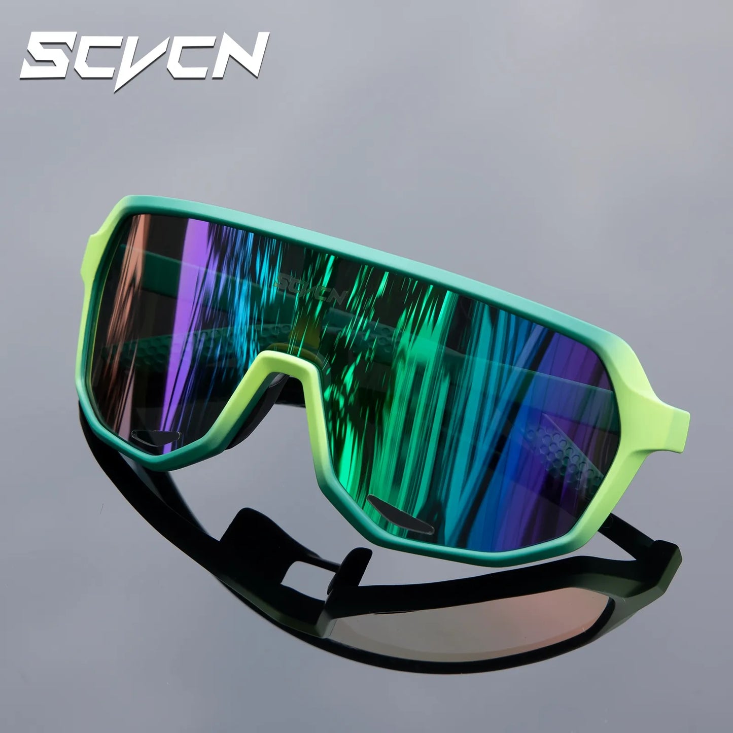 Photochrome Fahrrad-Sonnenbrille, Sportbrille für Herren, Sonne, Mountainbike, Rennrad, Fahrradbrille, Sportbrille, UV400, polarisiert, MTB