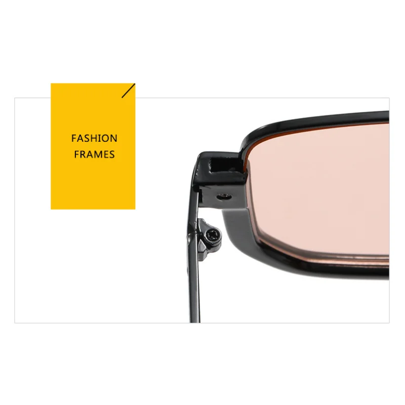 Double Beam Sonnenbrille mit großem Rahmen, neues Retro-Halbrahmen-Design