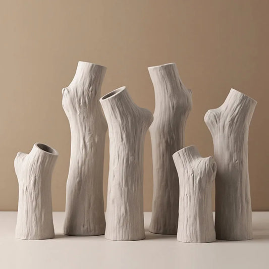 CAPIRON Stammvase, Keramik, nordischer Stil, Wabi-Sabi, Blumenarrangement, Schreibtisch, Heimdekoration, Zubehör, Bücherregal, Inneneinrichtung