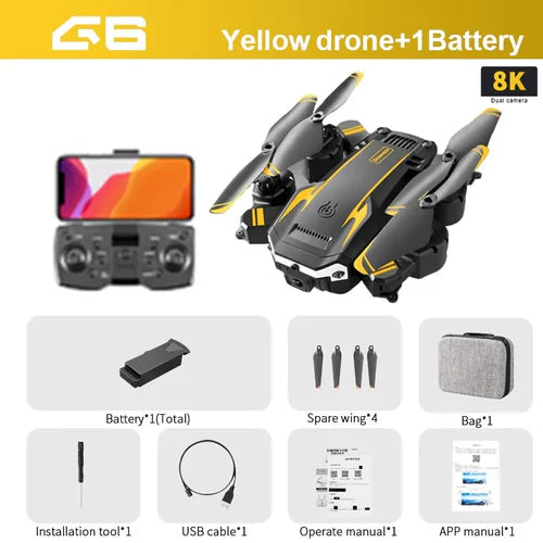 KR-G6 Drone Professional 5G 8K HD Camera GPS RC