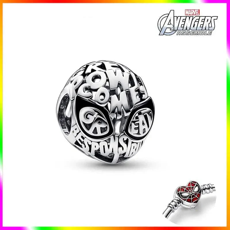 Marvel-Charms für Pandora-Armband, 925er Silber