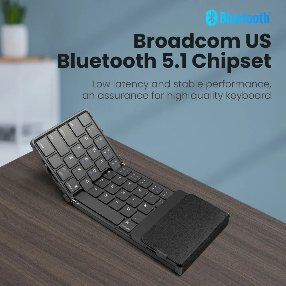 Tastiera pieghevole Bluetooth con touchpad