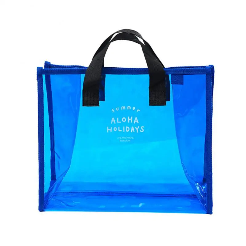 Borsa estiva alla moda in PVC trasparente