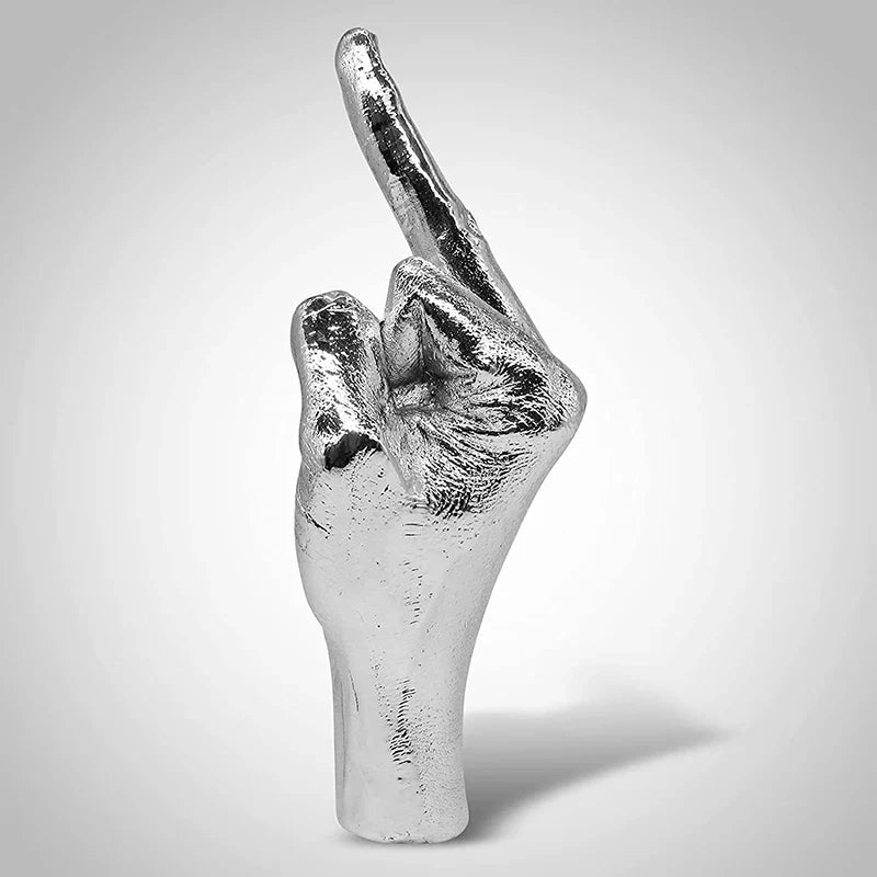 Mittelfinger-Statue, Heimdekoration