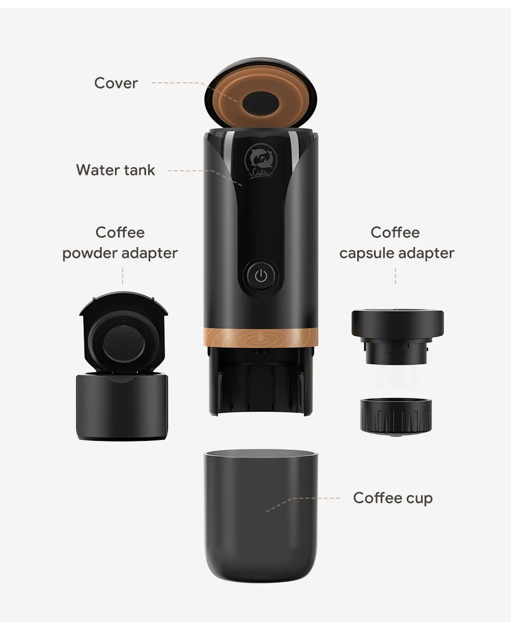 Macchina da caffè portatile ICAFILAS, DC12V