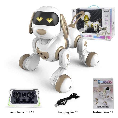 Electronic Robot Dog Stunt with Voice Command & Touch-sense