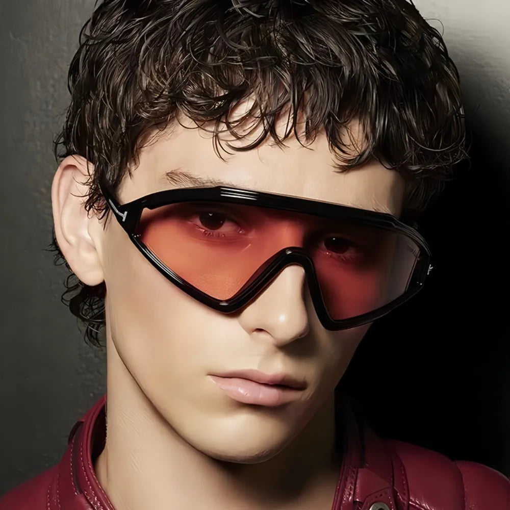 Retro Sonnenbrille TOM FORD Design Unregelmäßiger Rahmen UV400