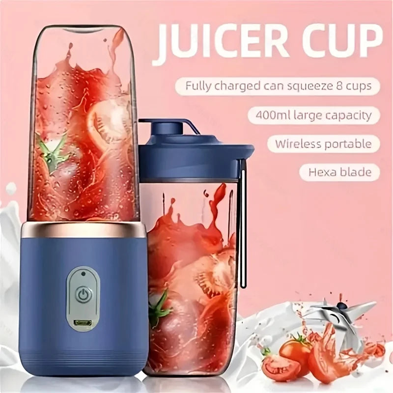 Frullatori per frutta portatili multifunzione USB a doppia tazza