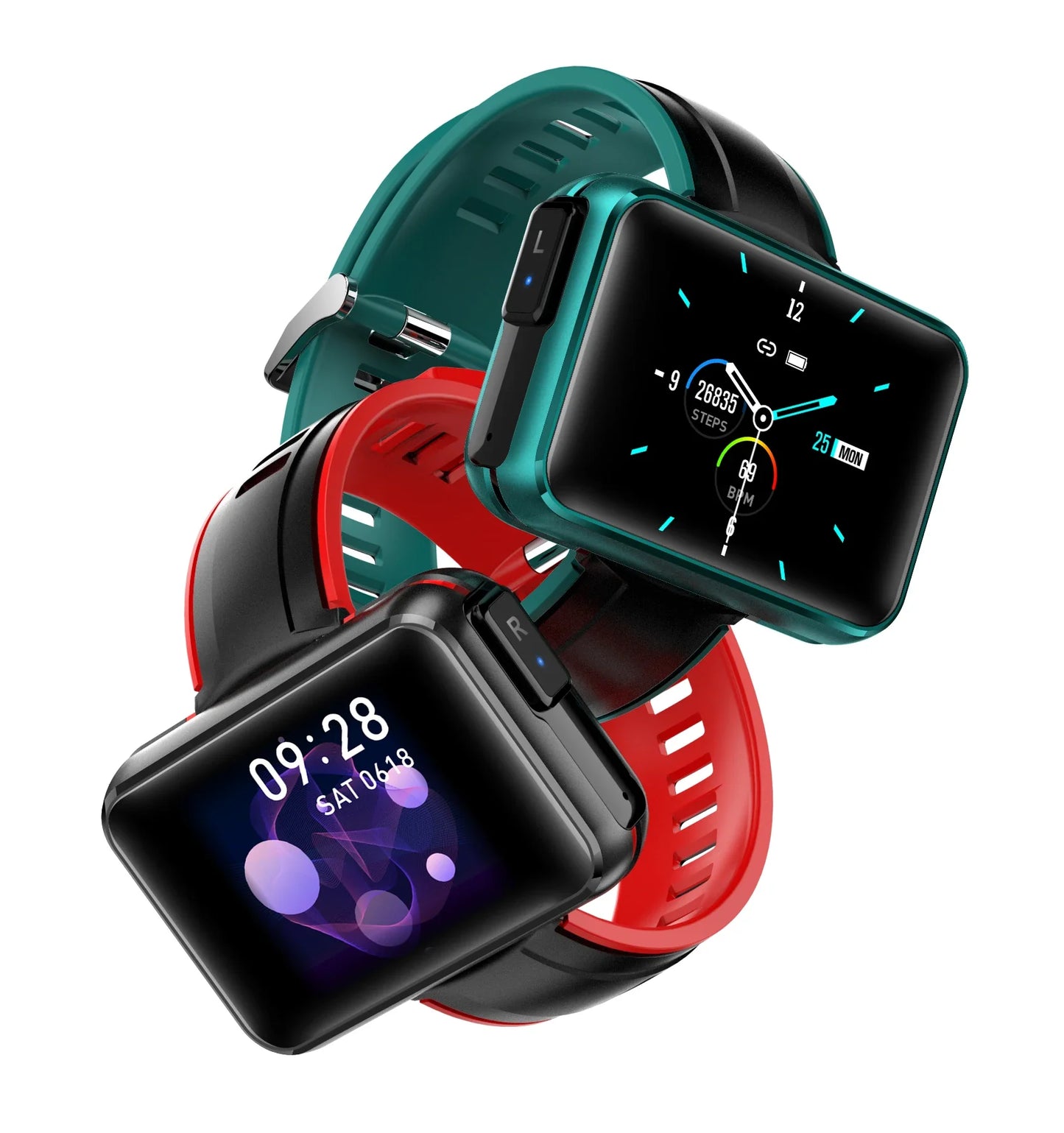 T91 Smart Watch 2 in 1 TWS Senza fili Auricolari 1.4" Bluetooth Chiamata AI Chat Sport Smartwatch