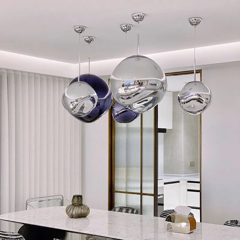 Nordische LED Lavalampe Pendelleuchten