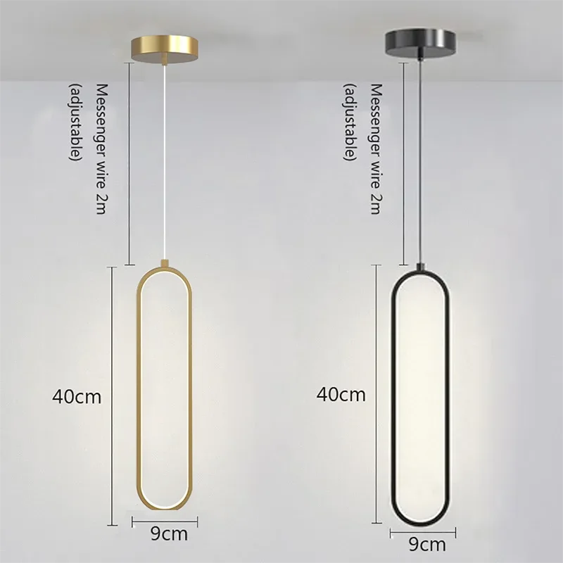 Lampadario a sospensione a LED moderno e minimalista