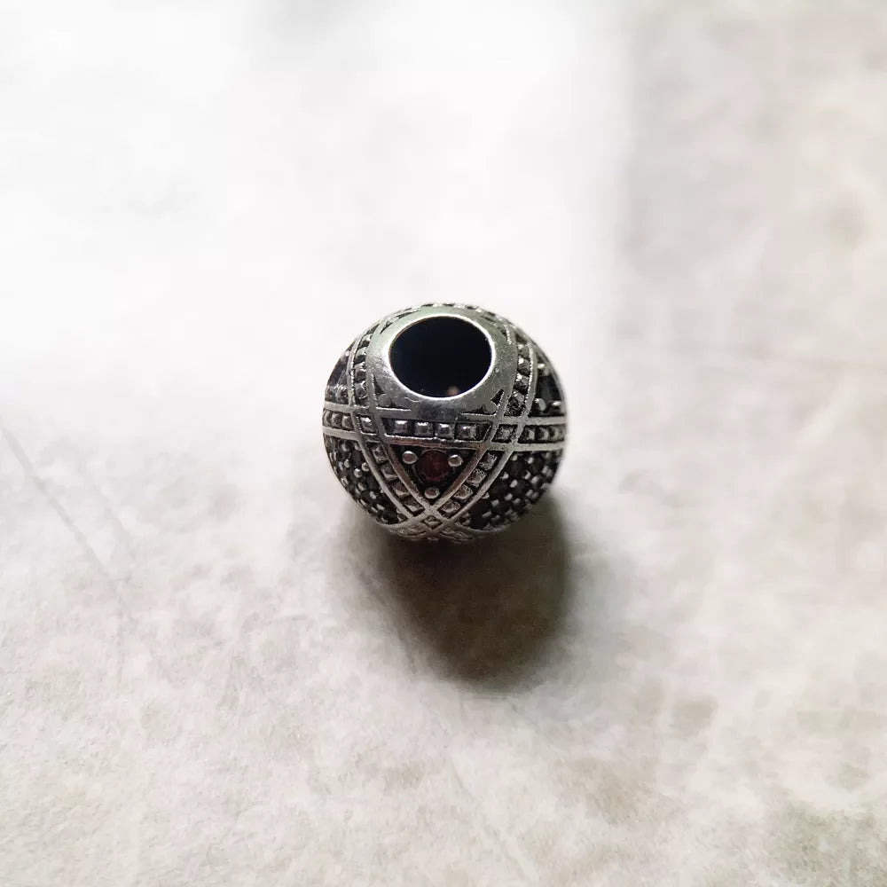 Perline Champagne CZ Nuovi ciondoli in argento sterling 925 Karma Jewelry Accessories