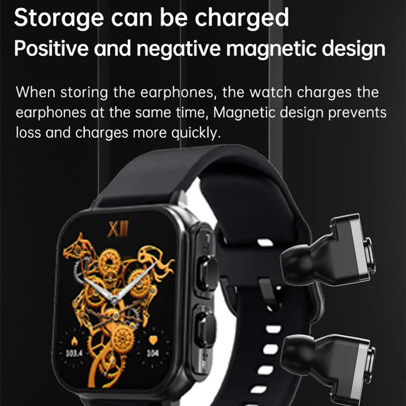 Smart Watch con auricolari ENC con cancellazione del rumore e display HD da 1,91''
