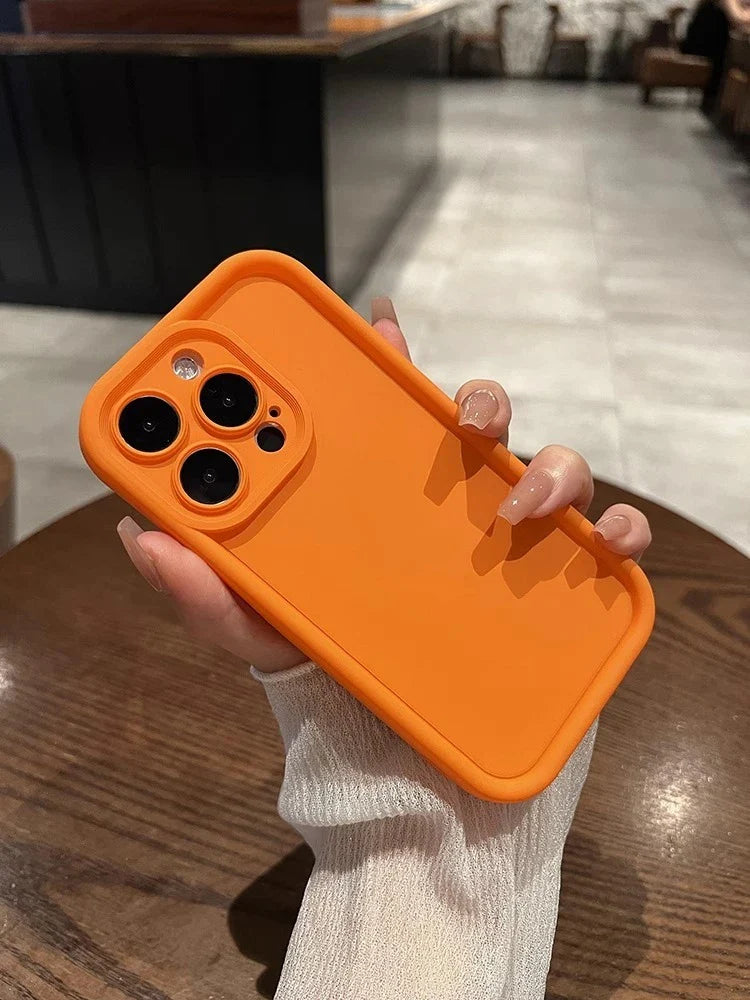 Custodia per telefono carina per iPhone 15 14 13 12 11 Pro Max, morbida custodia in silicone per iPhone X 14 15 Plus, protezione per la fotocamera