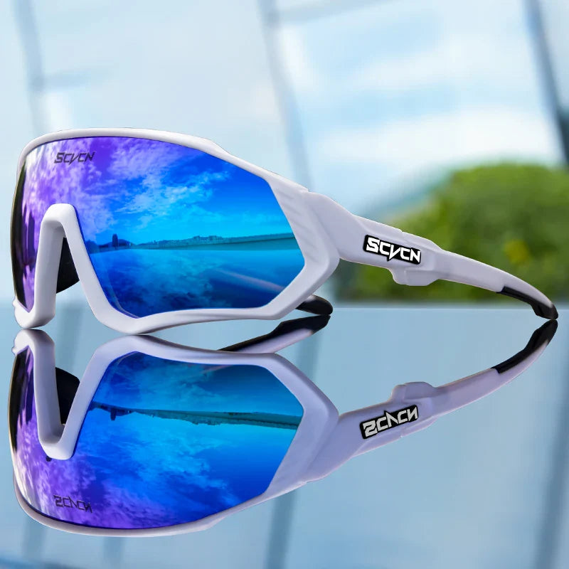 Fahrradbrille UV400 Herren Damen Fahrrad Sportausrüstung Outdoor MTB Radbrille Straßenlauf Fahren Sonnenbrille 1 Linse